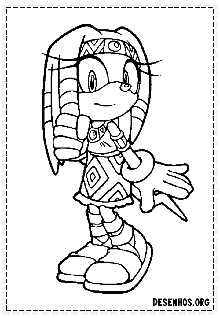 Mais de 150 Desenhos do Sonic para colorir
