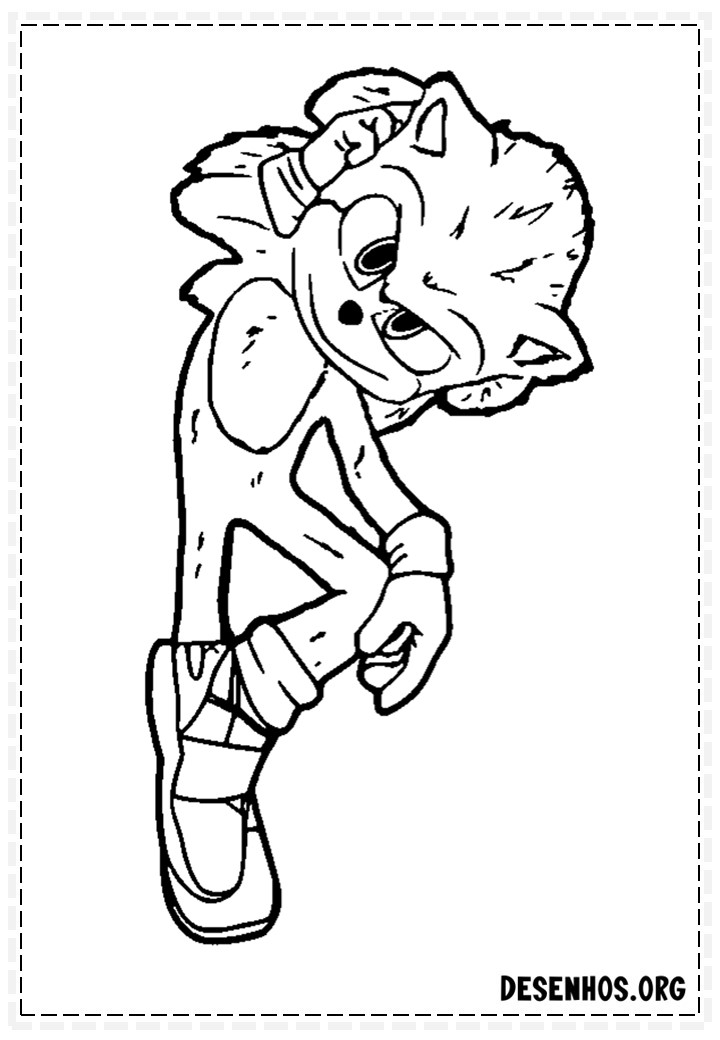 Mais de 150 Desenhos do Sonic para colorir