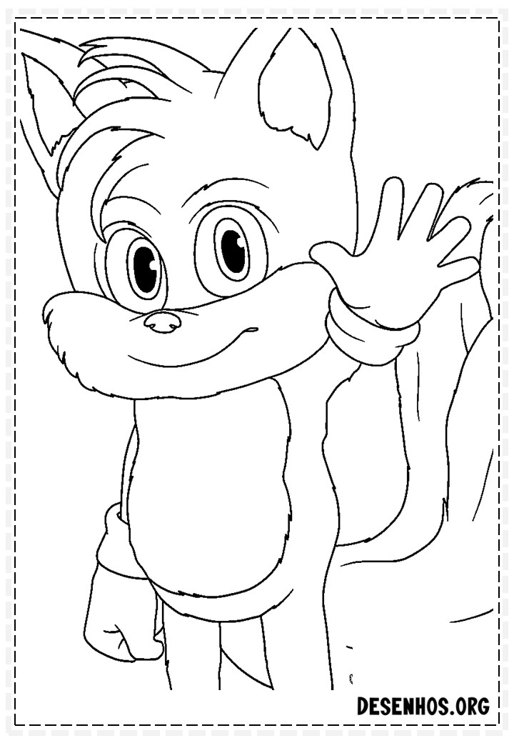 Mais de 150 Desenhos do Sonic para colorir
