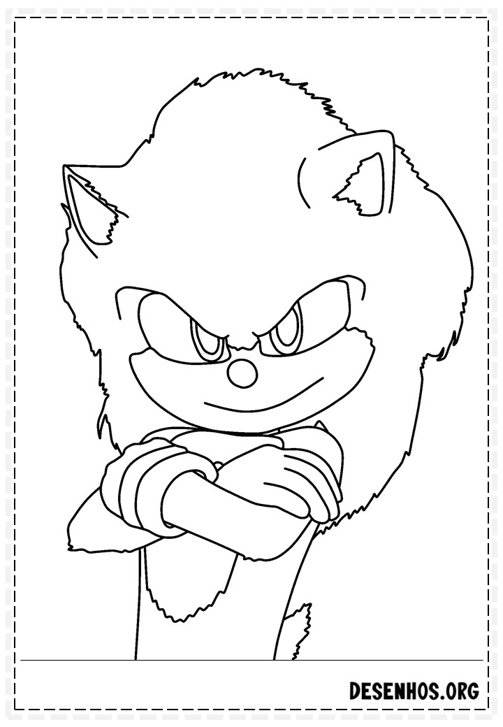 Mais de 150 Desenhos do Sonic para colorir