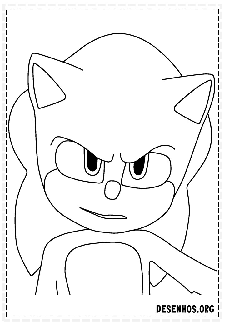 Mais de 150 Desenhos do Sonic para colorir