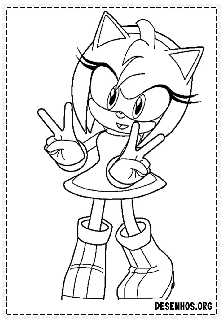 50+ Desenhos de Sonic para imprimir e colorir - Pop Lembrancinhas