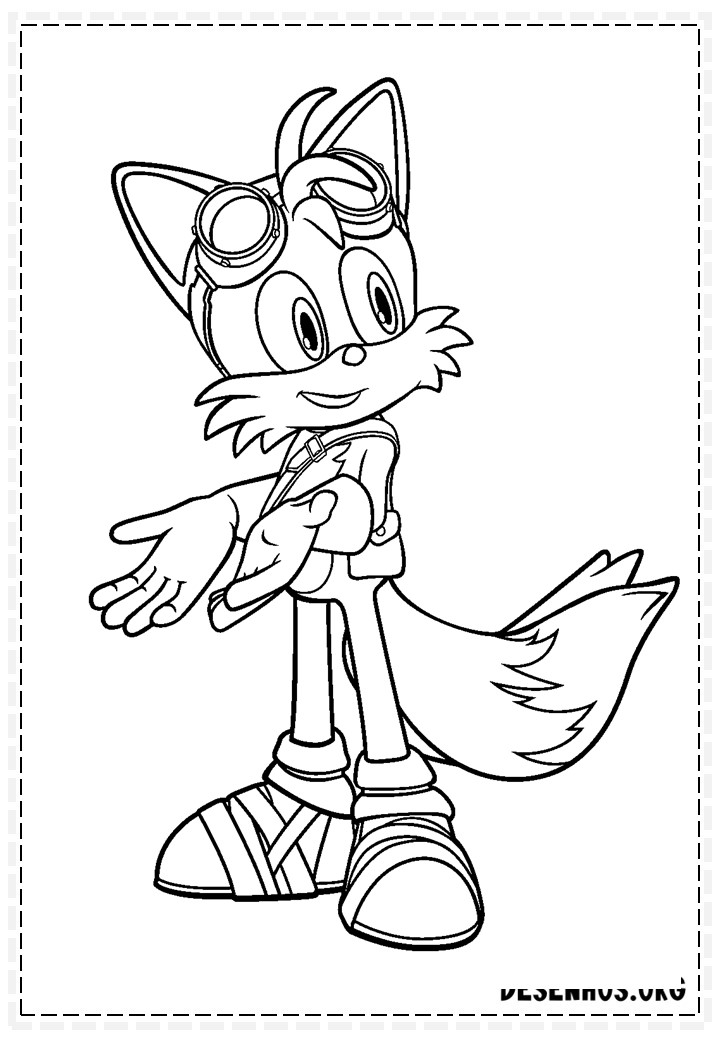 Mais de 150 Desenhos do Sonic para colorir