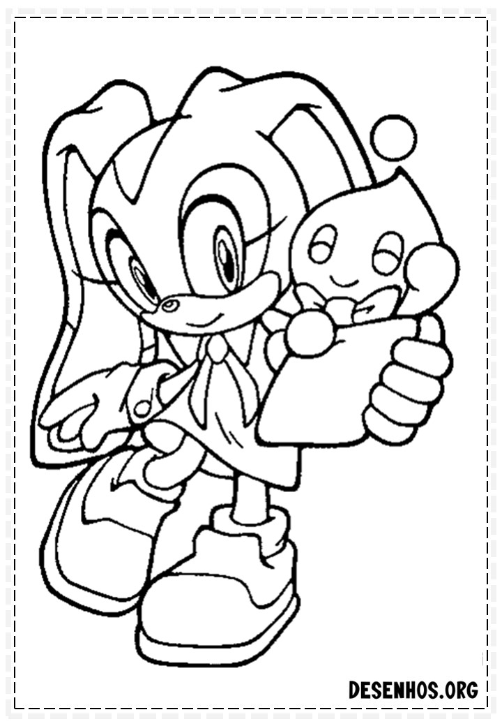 Mais de 150 Desenhos do Sonic para colorir