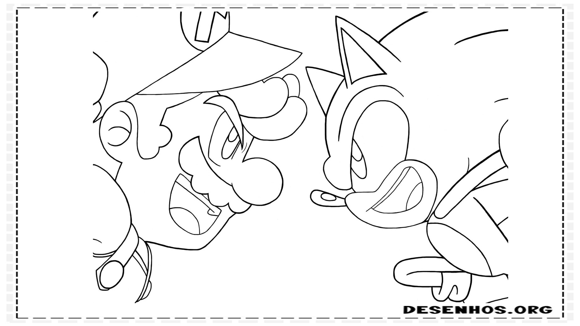 Mais de 150 Desenhos do Sonic para colorir – DESENHOS.ORG – Desenhos para  Colorir