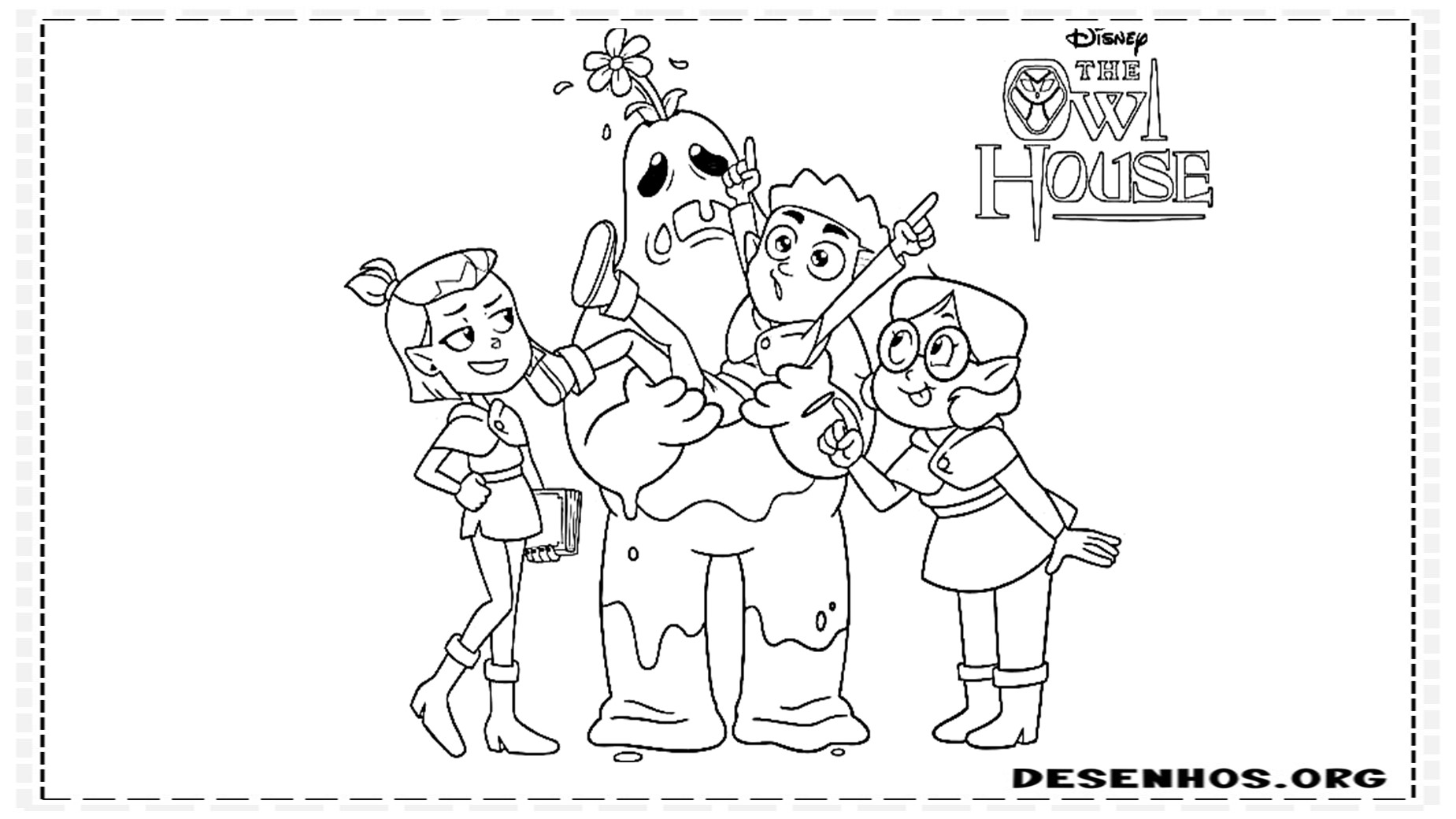 55 Desenhos da Casa da Coruja para colorir 55 Desenhos da Casa da Coruja para colorir