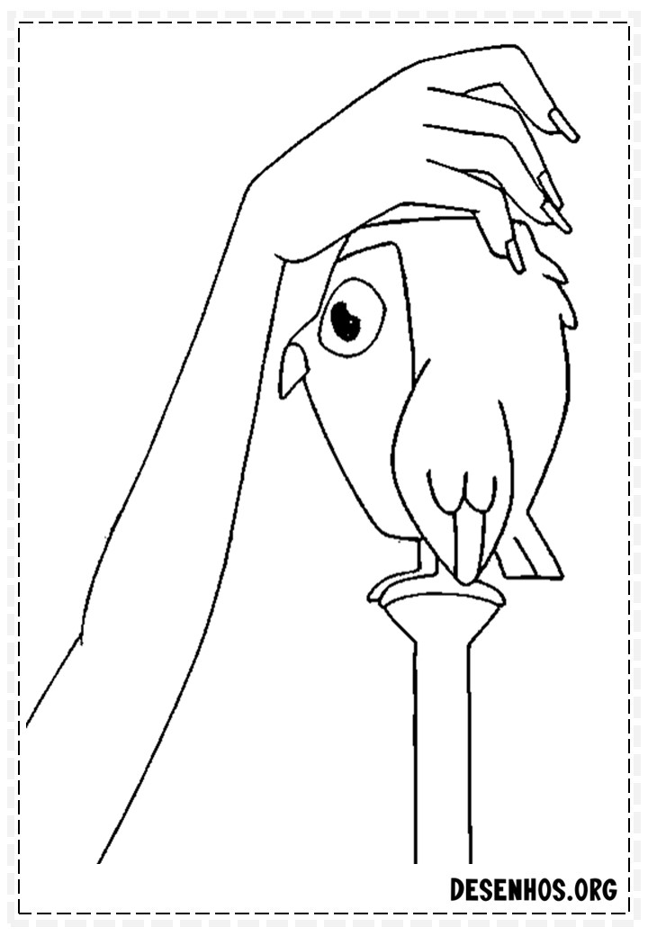 a casa da coruja para colorir 40