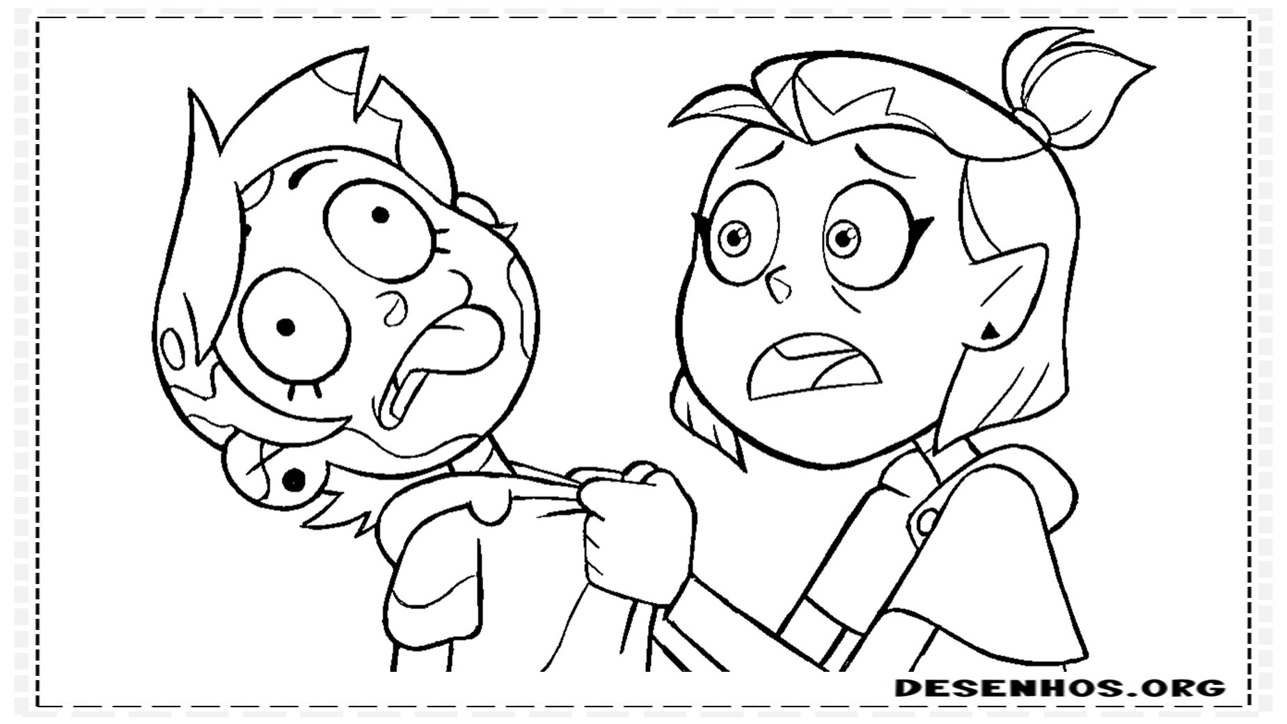 a casa da coruja para colorir 7