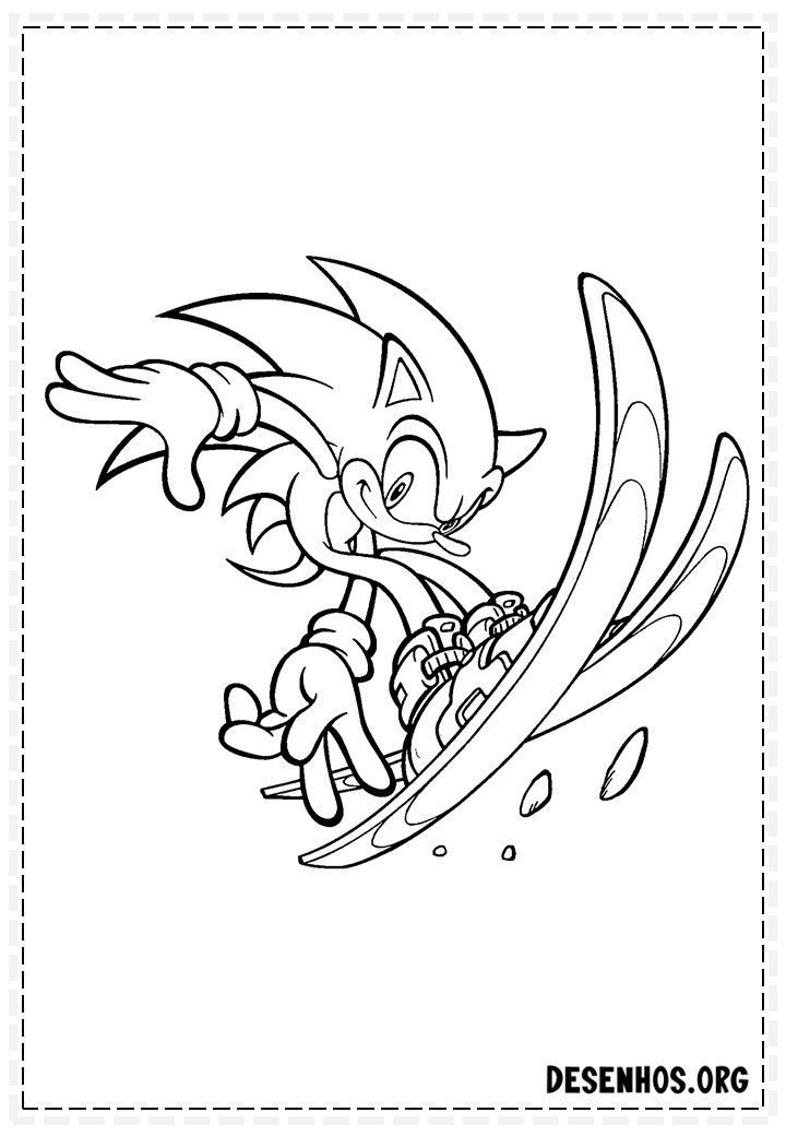 desenhos do sonic 125