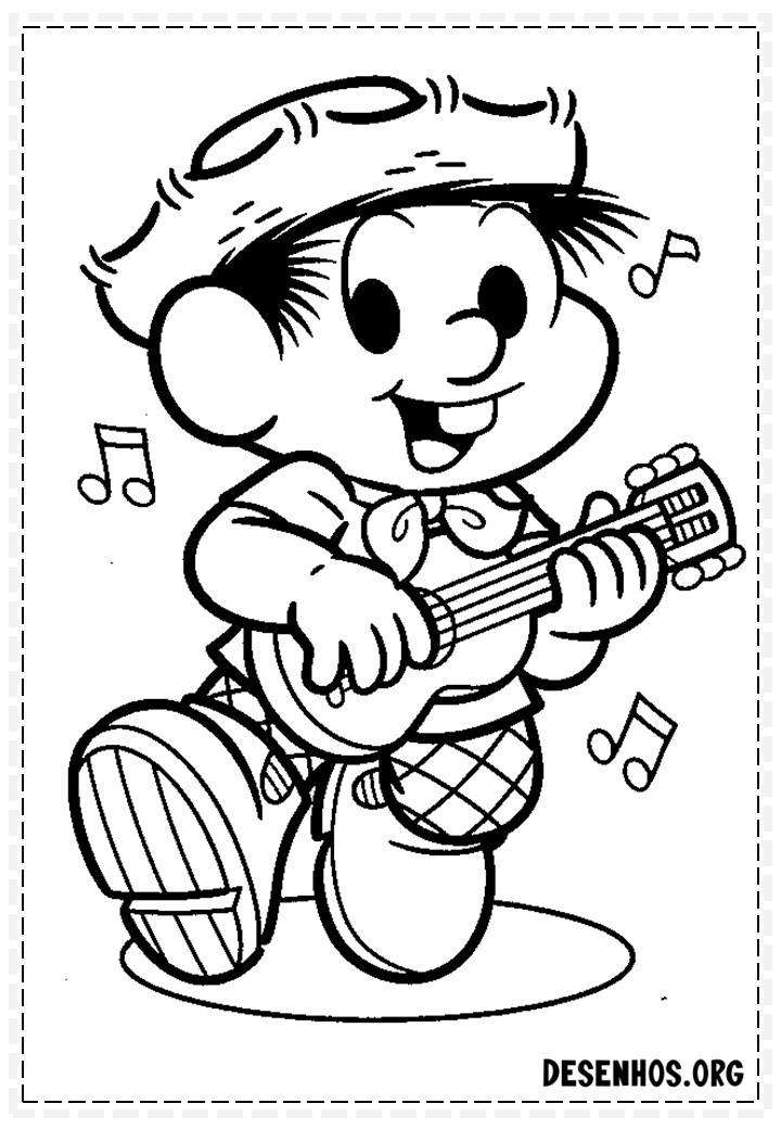 Mais de 50 Desenhos de festa Junina para colorir