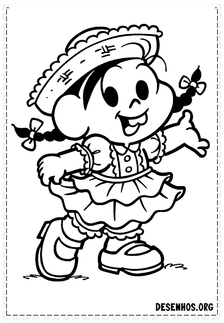 Mais de 50 Desenhos de festa Junina para colorir