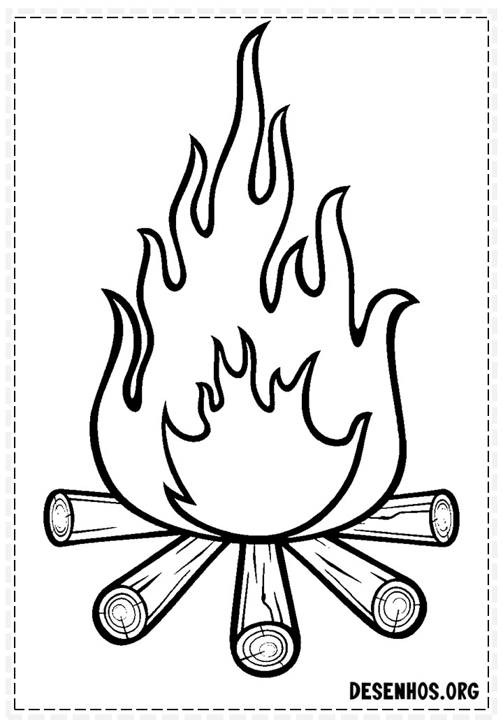 Mais de 50 Desenhos de festa Junina para colorir