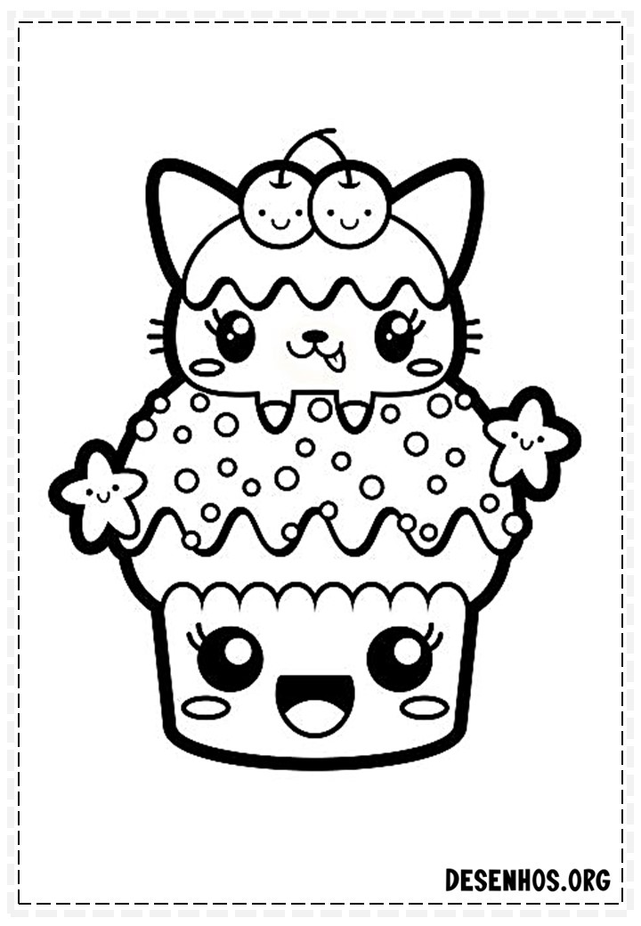 desenhos Kawaii 404