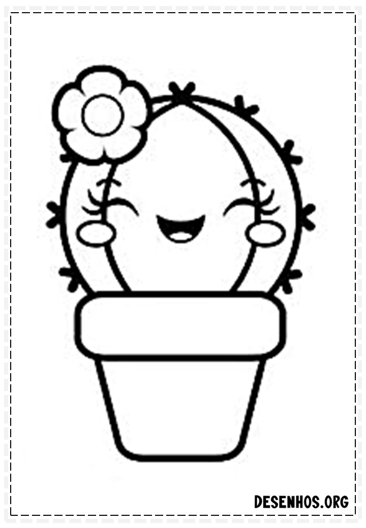 desenhos de cactos para colorir 10