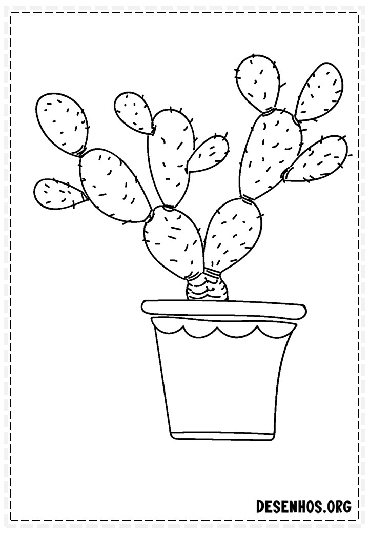 desenhos de cactos para colorir 114