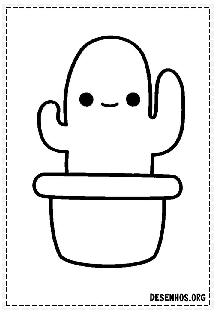 desenhos de cactos para colorir 13