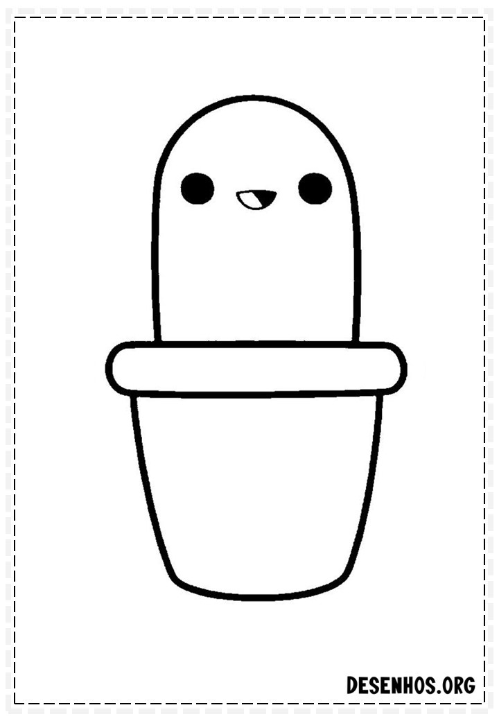 desenhos de cactos para colorir 14