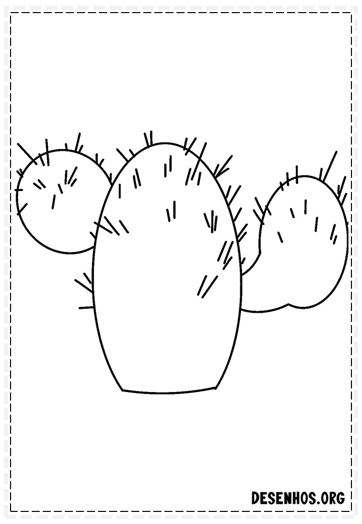desenhos de cactos para colorir 15