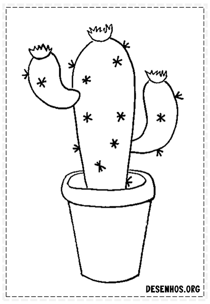 desenhos de cactos para colorir 16