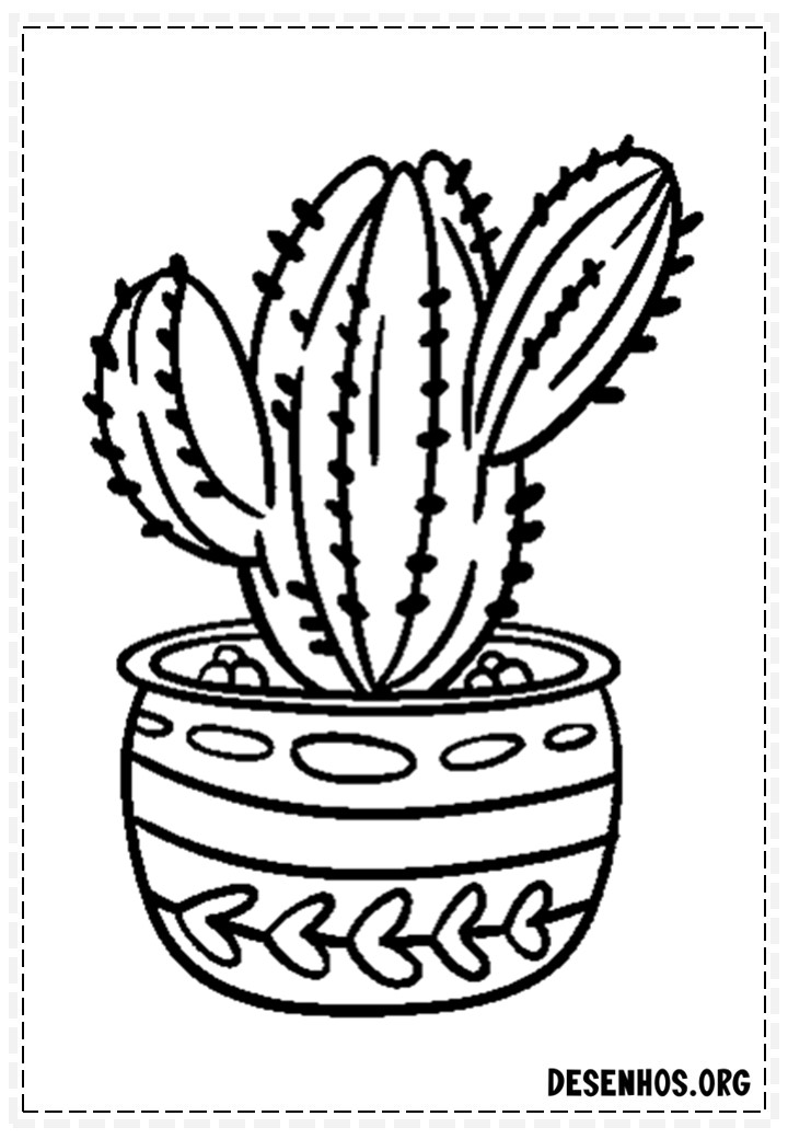 desenhos de cactos para colorir 24