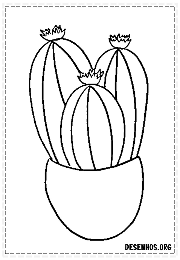 desenhos de cactos para colorir 25