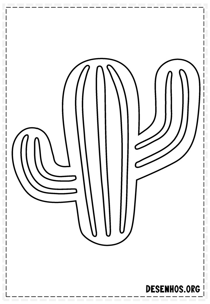 desenhos de cactos para colorir 31