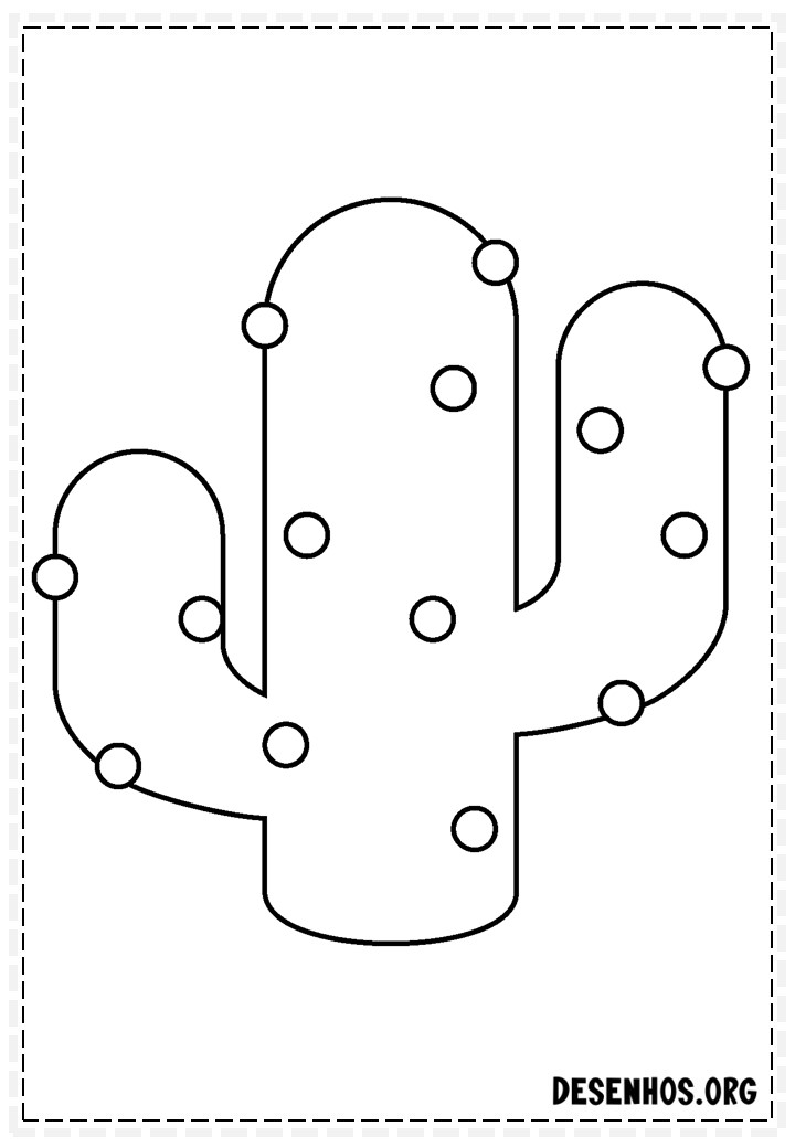 desenhos de cactos para colorir 33