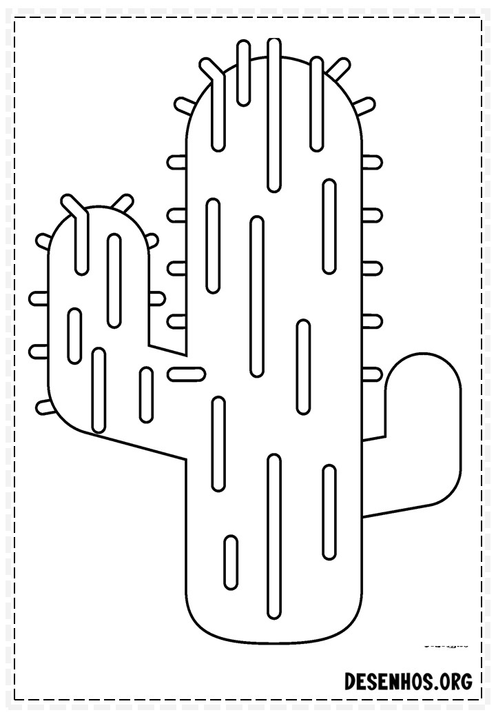 desenhos de cactos para colorir 35
