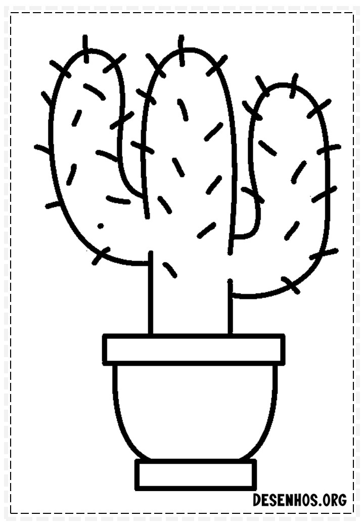 desenhos de cactos para colorir 45