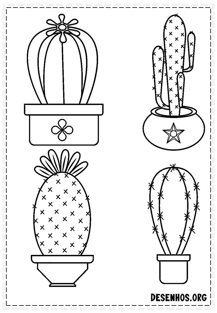 desenhos de cactos para colorir 50