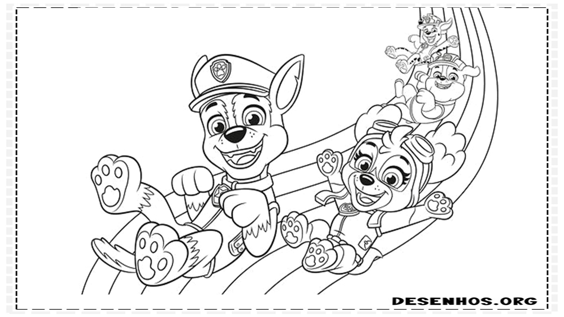 desenhos para colorir da patrulha canina 236