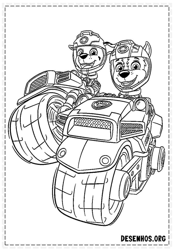 desenhos para colorir da patrulha canina 247