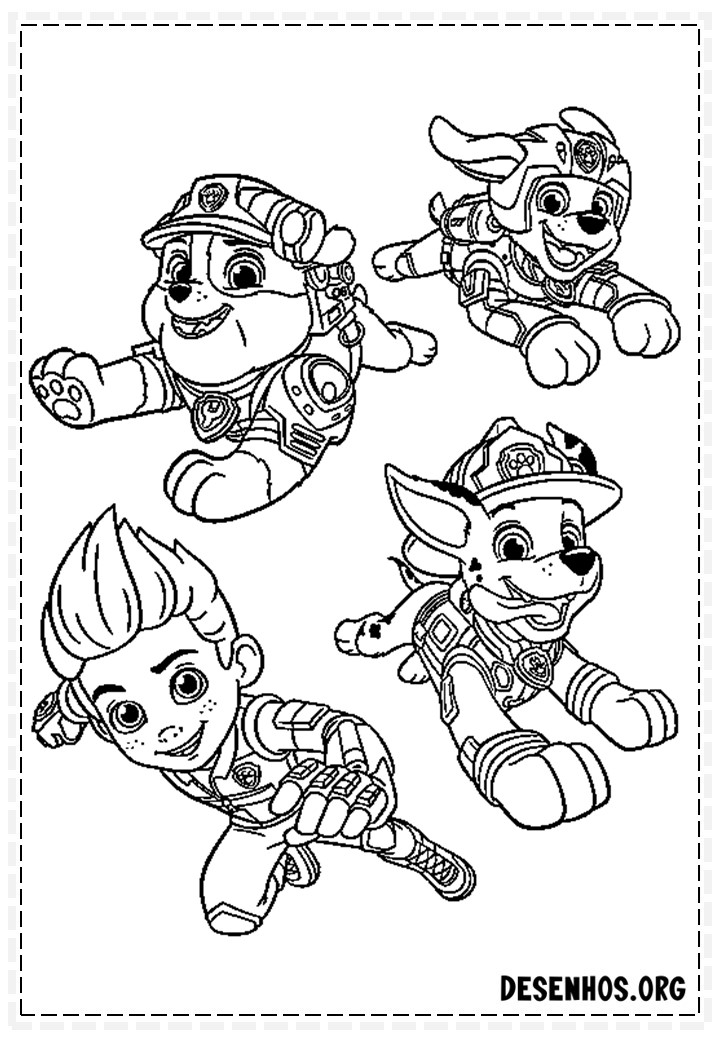 desenhos para colorir da patrulha canina 250