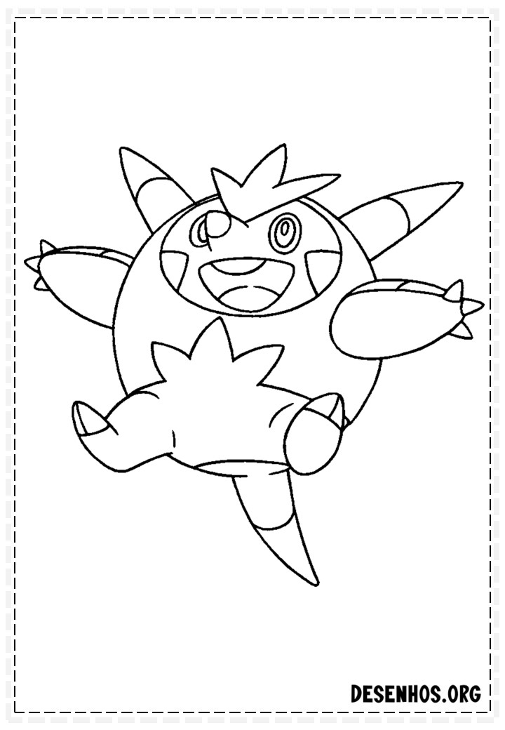 400 Desenhos de Pokémon para colorir