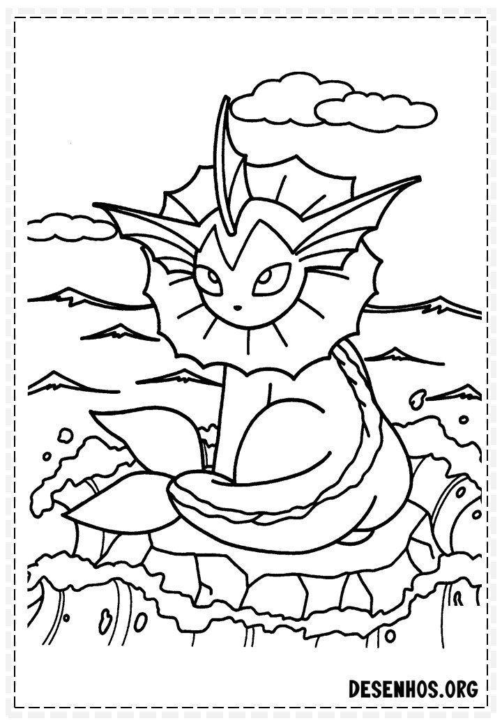 400 Desenhos de Pokémon para colorir