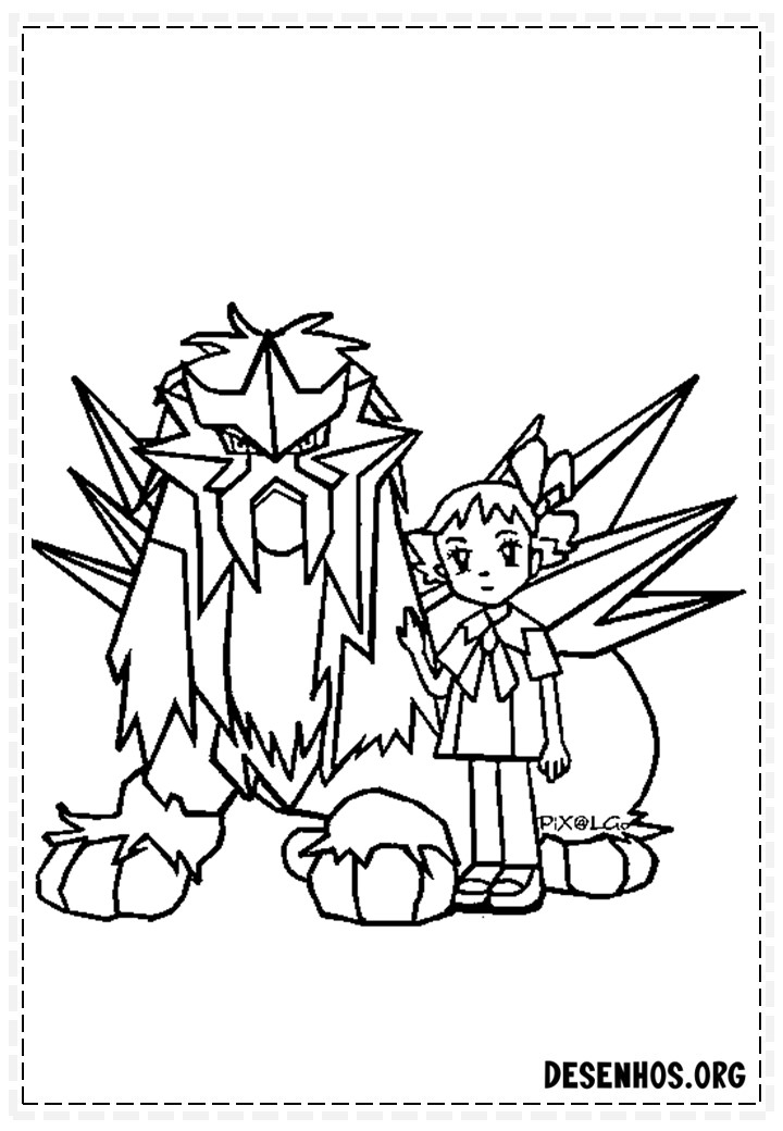 400 Desenhos de Pokémon para colorir