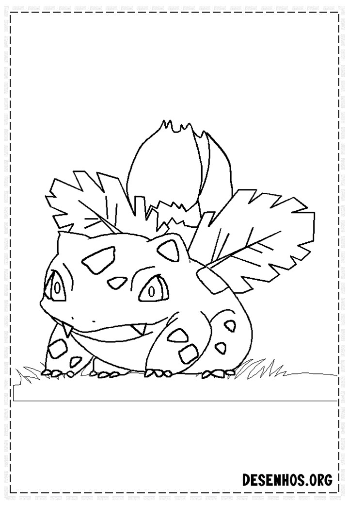 400 Desenhos de Pokémon para colorir