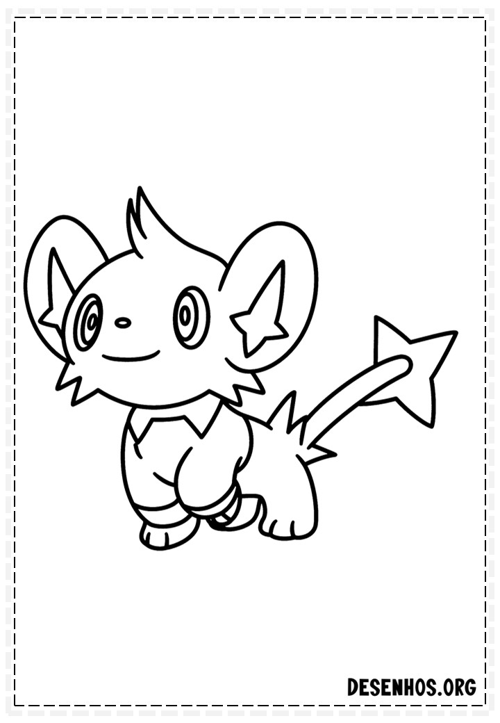 400 Desenhos de Pokémon para colorir