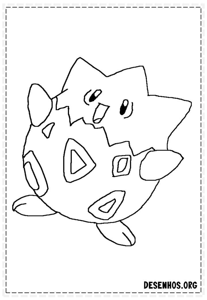 400 Desenhos de Pokémon para colorir