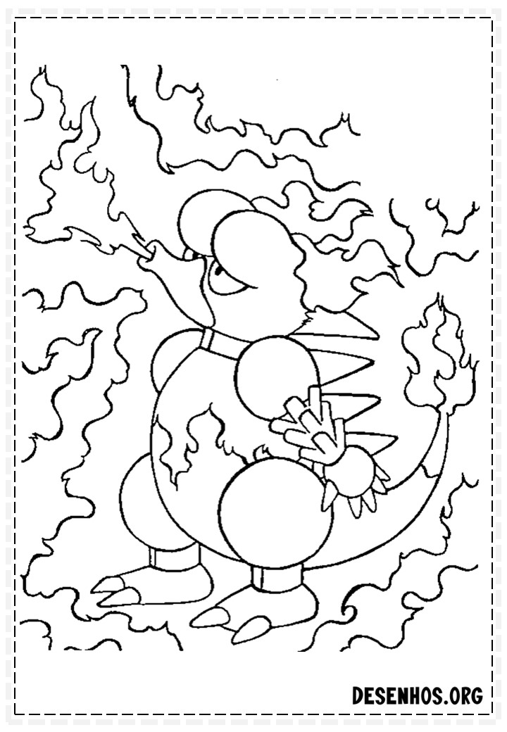 400 Desenhos de Pokémon para colorir