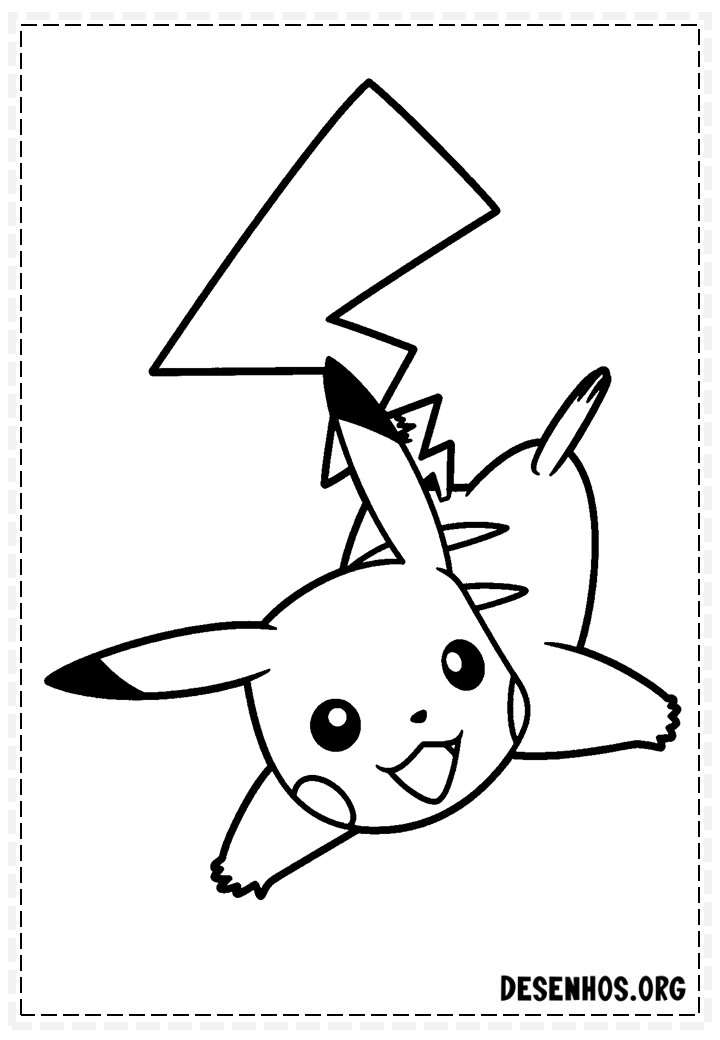 400 Desenhos de Pokémon para colorir