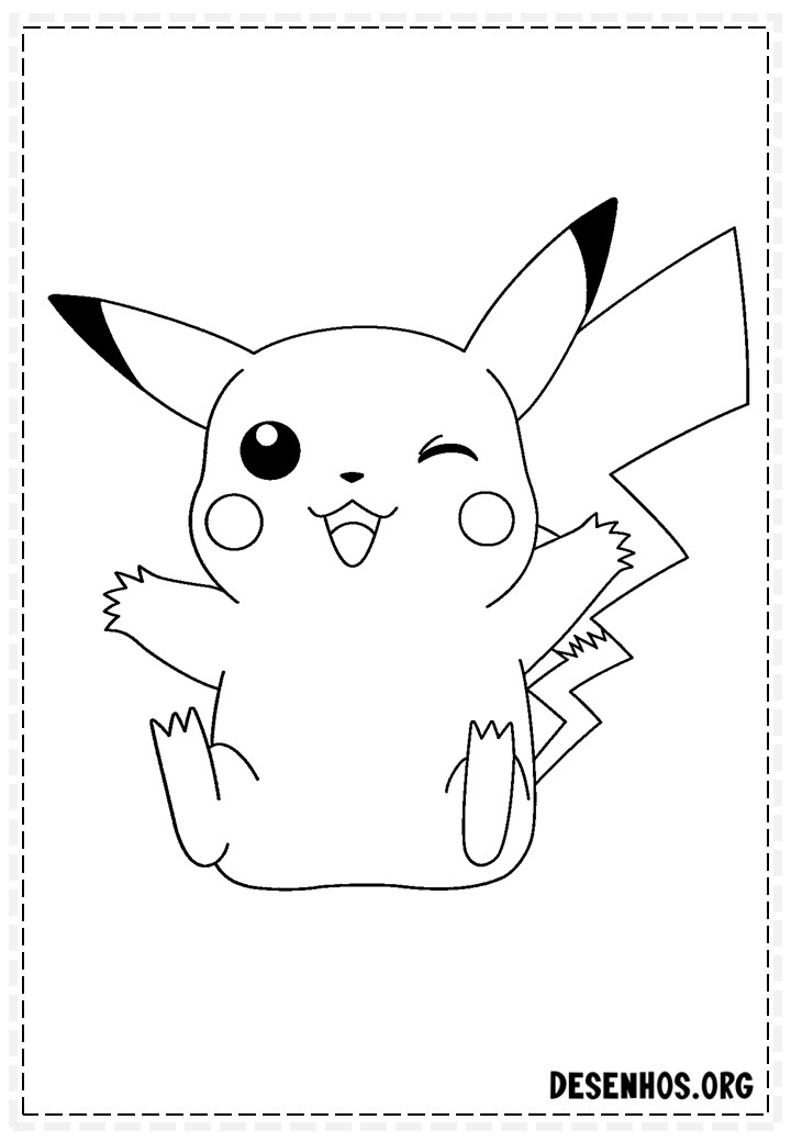 400 Desenhos de Pokémon para colorir