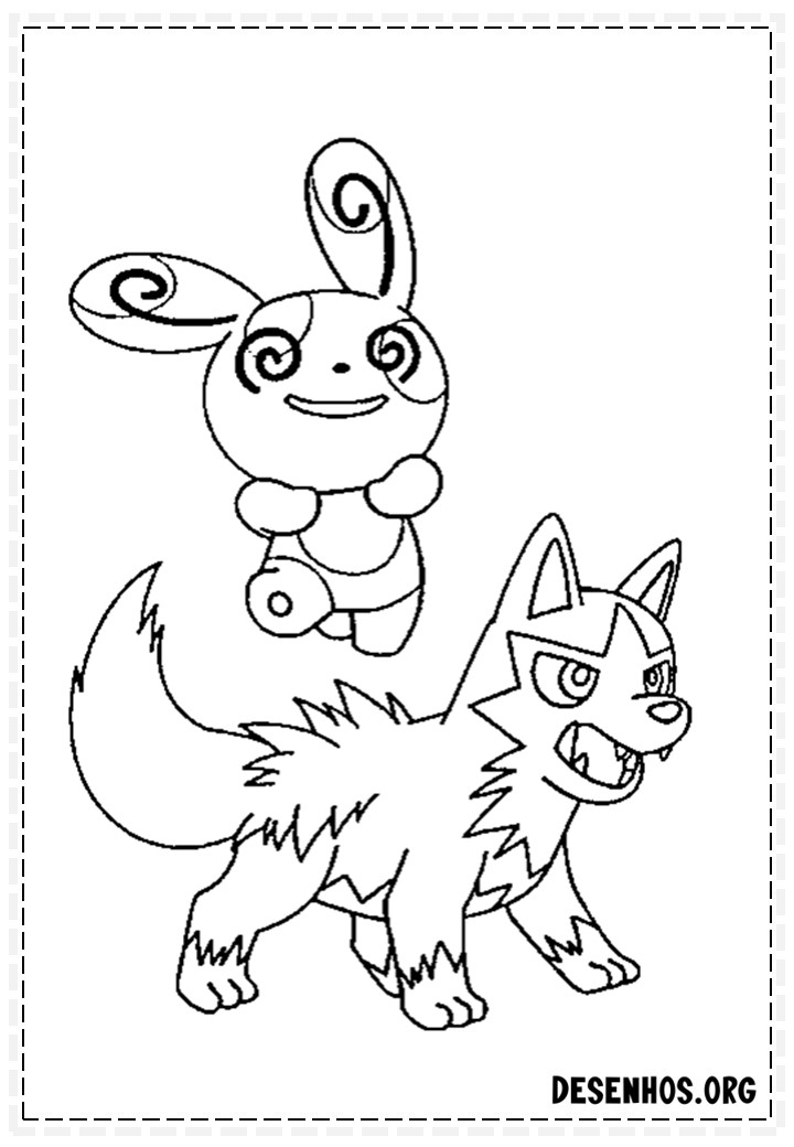 400 Desenhos de Pokémon para colorir
