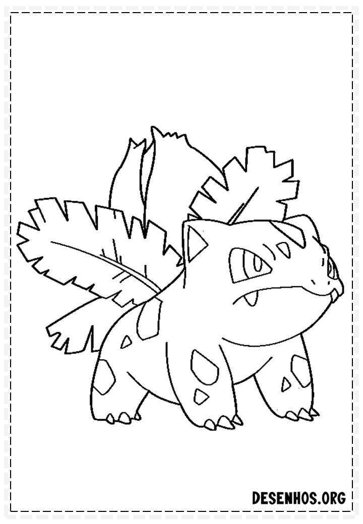 400 Desenhos de Pokémon para colorir