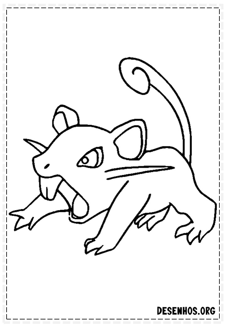 400 Desenhos de Pokémon para colorir