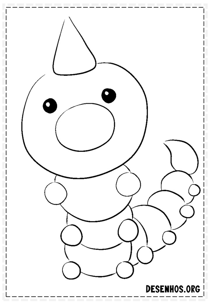 400 Desenhos de Pokémon para colorir