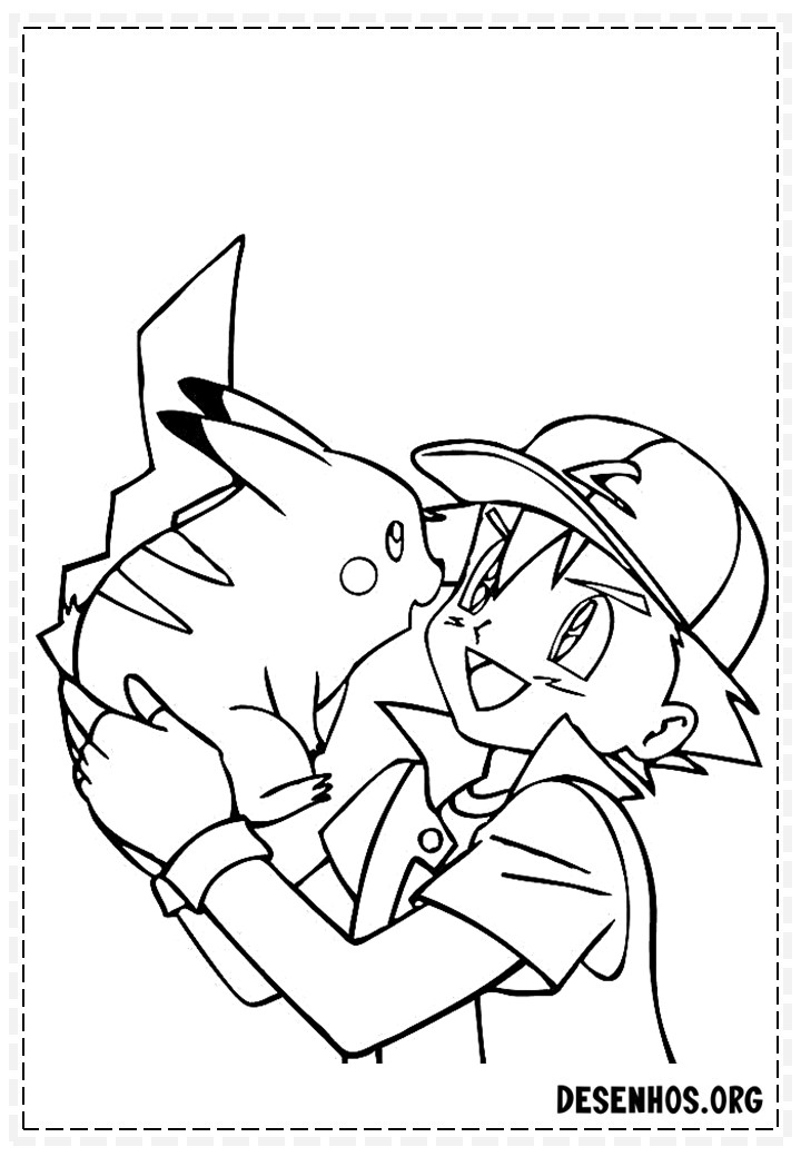 400 Desenhos de Pokémon para colorir