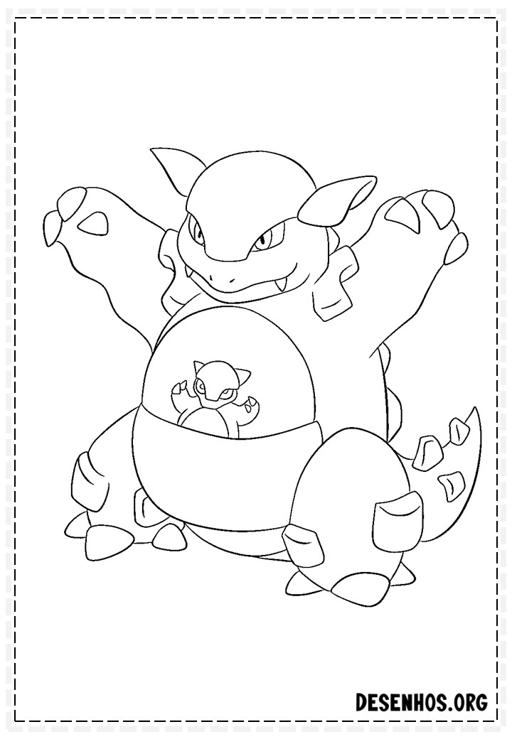 400 Desenhos de Pokémon para colorir