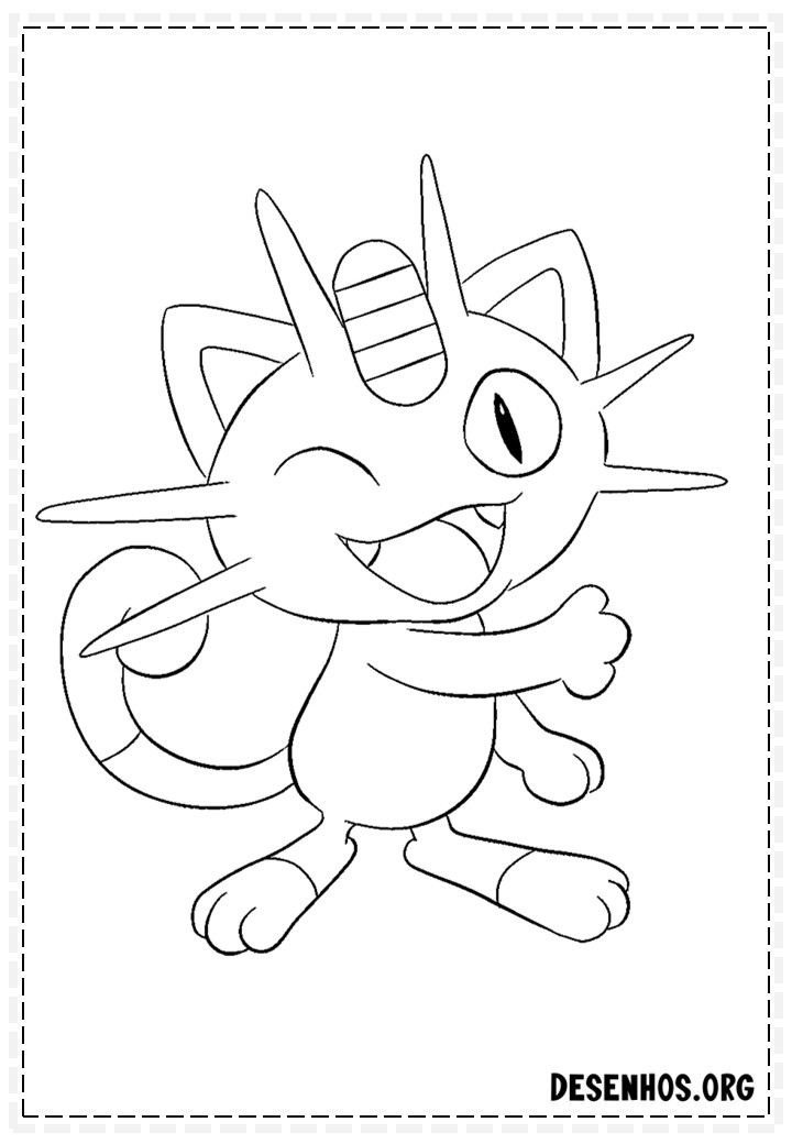 400 Desenhos de Pokémon para colorir