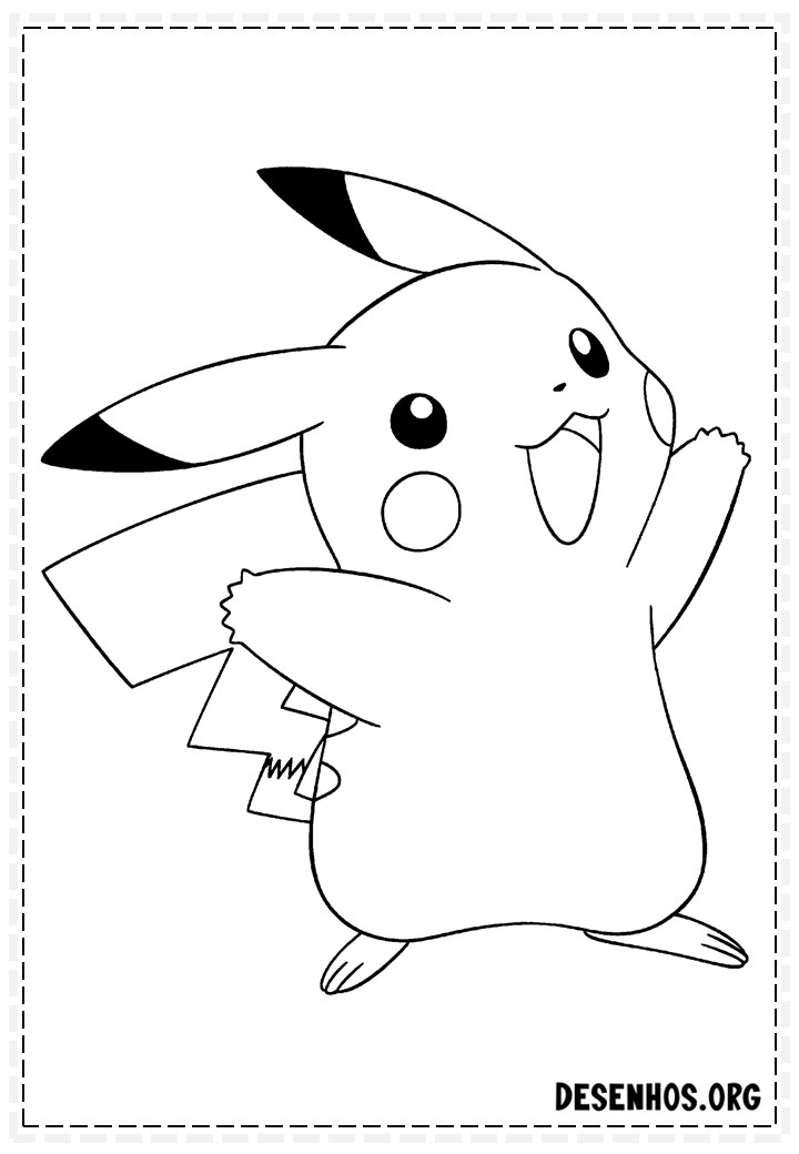 400 Desenhos de Pokémon para colorir